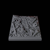 Skull and Bones Base Pack - 20mm Square Miniature for Dungeons and Dragons, Pathfinder or other TTRPGs