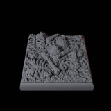Skull and Bones Base Pack - 20mm Square Miniature for Dungeons and Dragons, Pathfinder or other TTRPGs