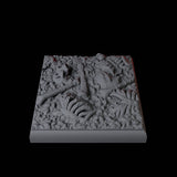 Skull and Bones Base Pack - 20mm Square Miniature for Dungeons and Dragons, Pathfinder or other TTRPGs