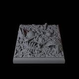 Skull and Bones Base Pack - 20mm Square Miniature for Dungeons and Dragons, Pathfinder or other TTRPGs