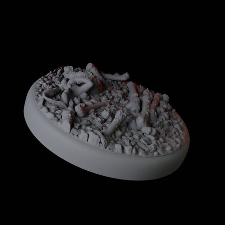 Skull and Bones Base Pack - 25mm Circles Miniature for Dungeons and Dragons, Pathfinder or other TTRPGs