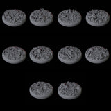 Skull and Bones Base Pack - 25mm Circles Miniature for Dungeons and Dragons, Pathfinder or other TTRPGs