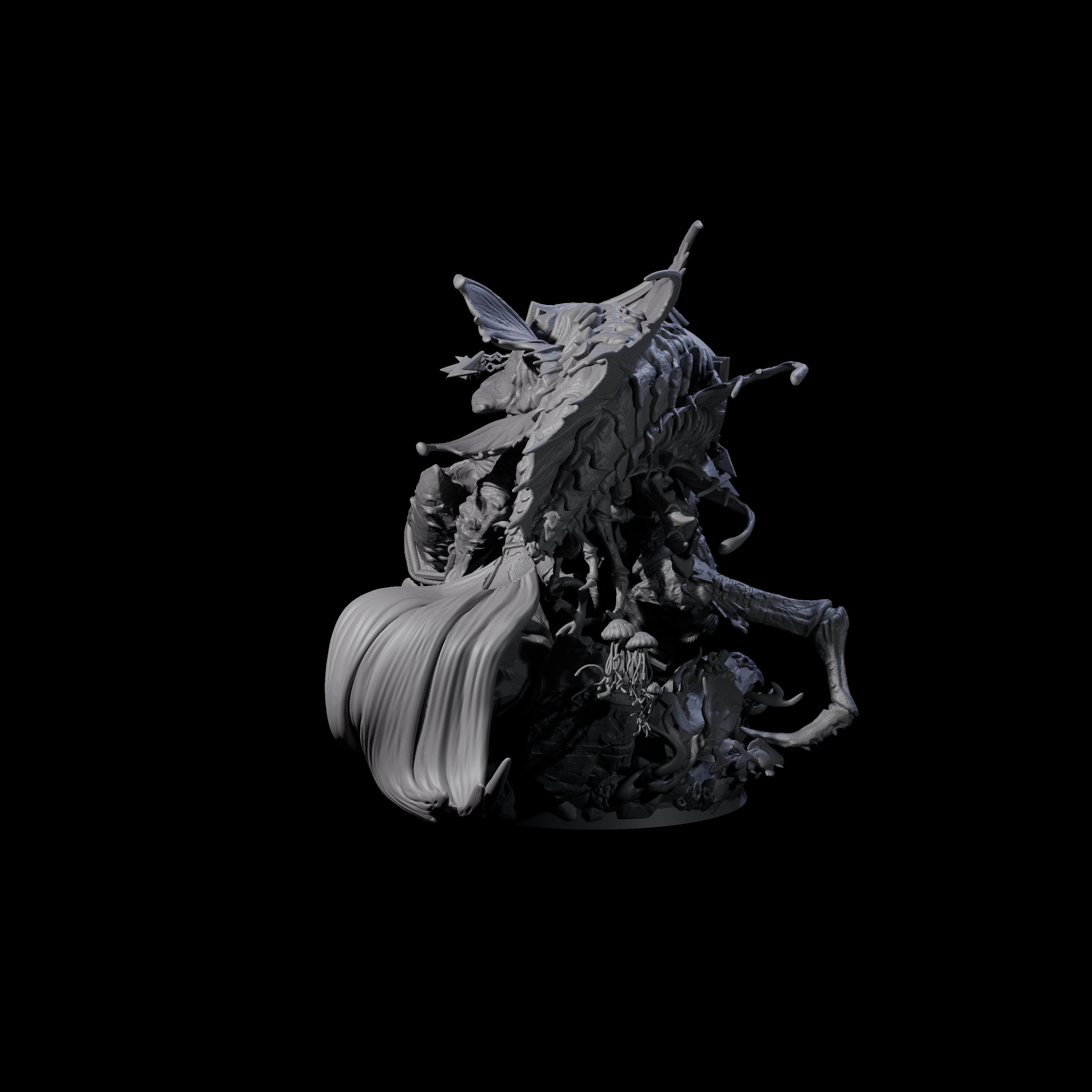 Skuttling Trench Terror Miniature for Dungeons and Dragons, Pathfinder or other TTRPGs