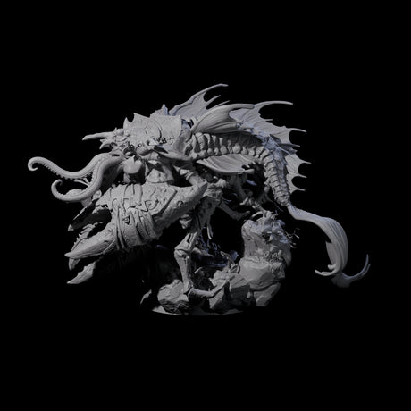 Skuttling Trench Terror Miniature for Dungeons and Dragons, Pathfinder or other TTRPGs