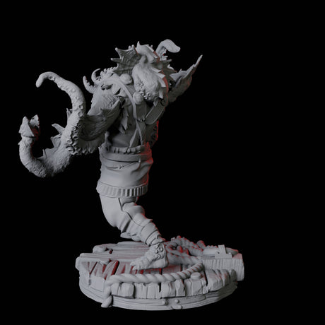 Sky Kraken Acolyte C Miniature for Dungeons and Dragons, Pathfinder or other TTRPGs