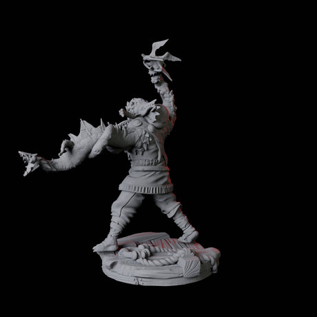 Sky Kraken Acolyte D Miniature for Dungeons and Dragons, Pathfinder or other TTRPGs