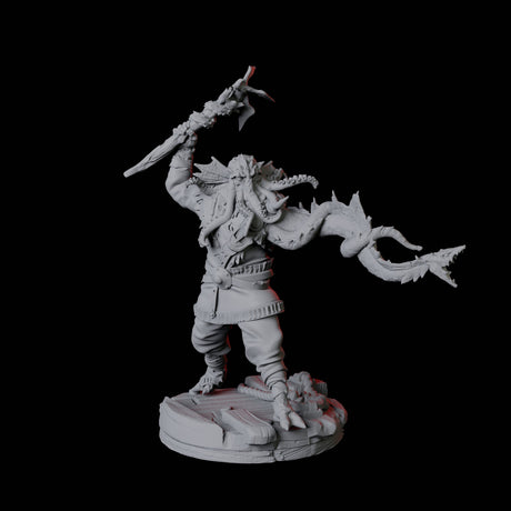 Sky Kraken Acolyte D Miniature for Dungeons and Dragons, Pathfinder or other TTRPGs