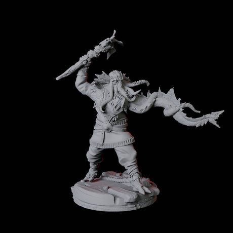 Sky Kraken Acolyte D Miniature for Dungeons and Dragons, Pathfinder or other TTRPGs