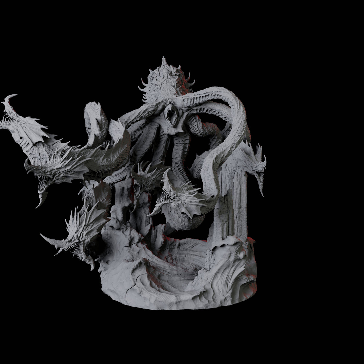 Sky Kraken Miniature for Dungeons and Dragons, Pathfinder or other TTRPGs