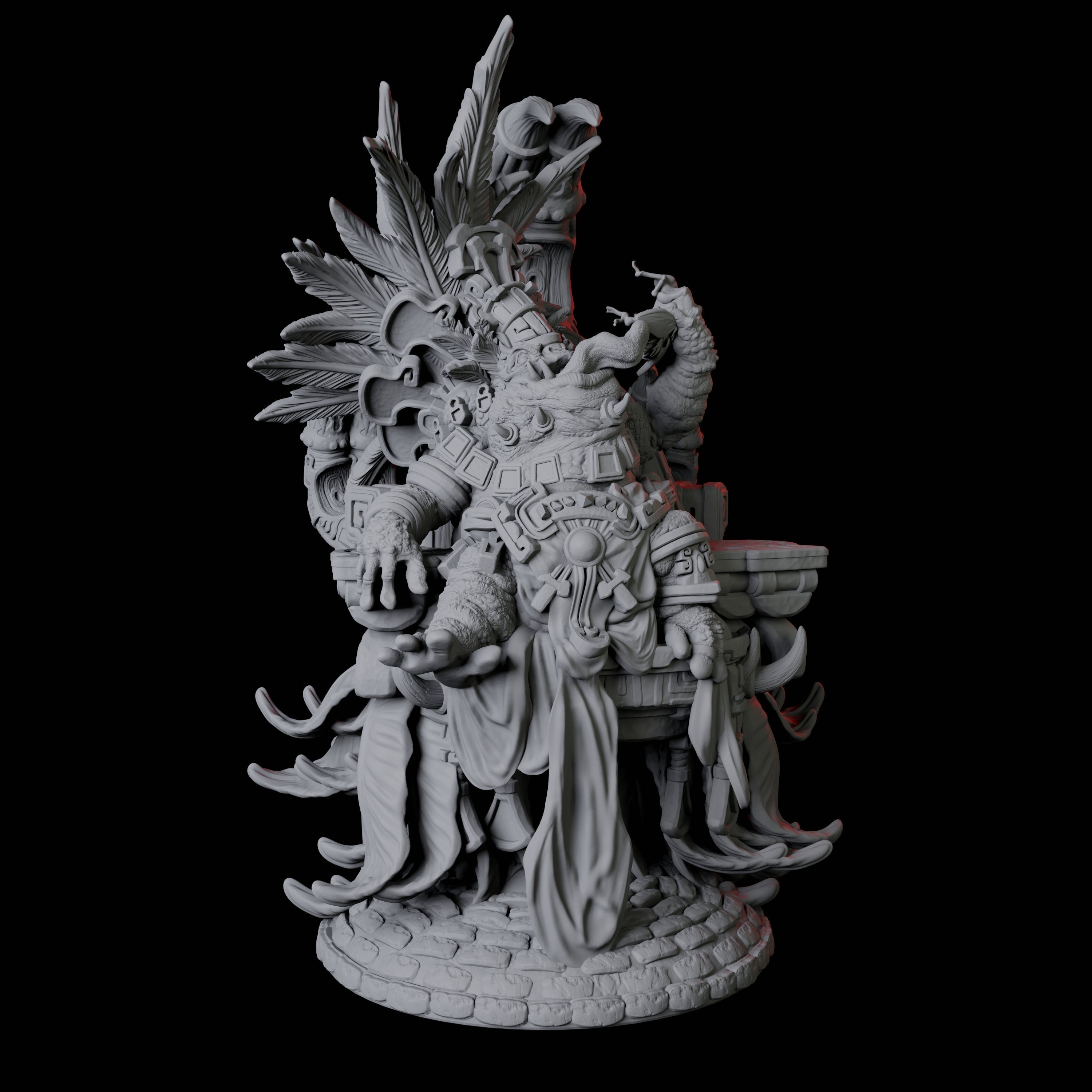 Slaad High Priest Miniature for Dungeons and Dragons, Pathfinder or other TTRPGs