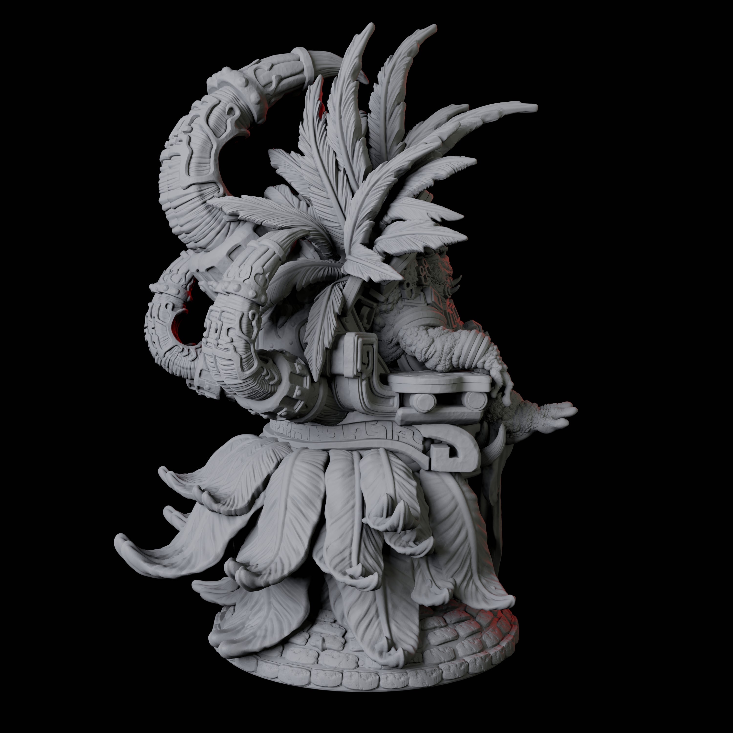 Slaad High Priest Miniature for Dungeons and Dragons, Pathfinder or other TTRPGs