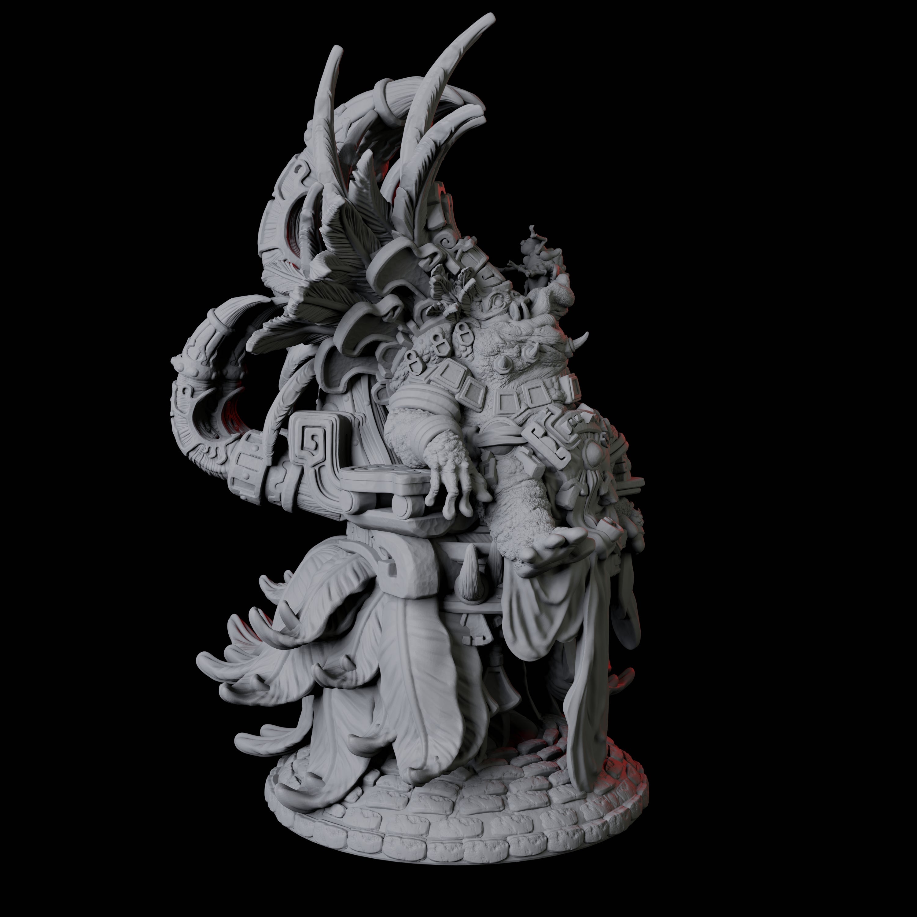 Slaad High Priest Miniature for Dungeons and Dragons, Pathfinder or other TTRPGs