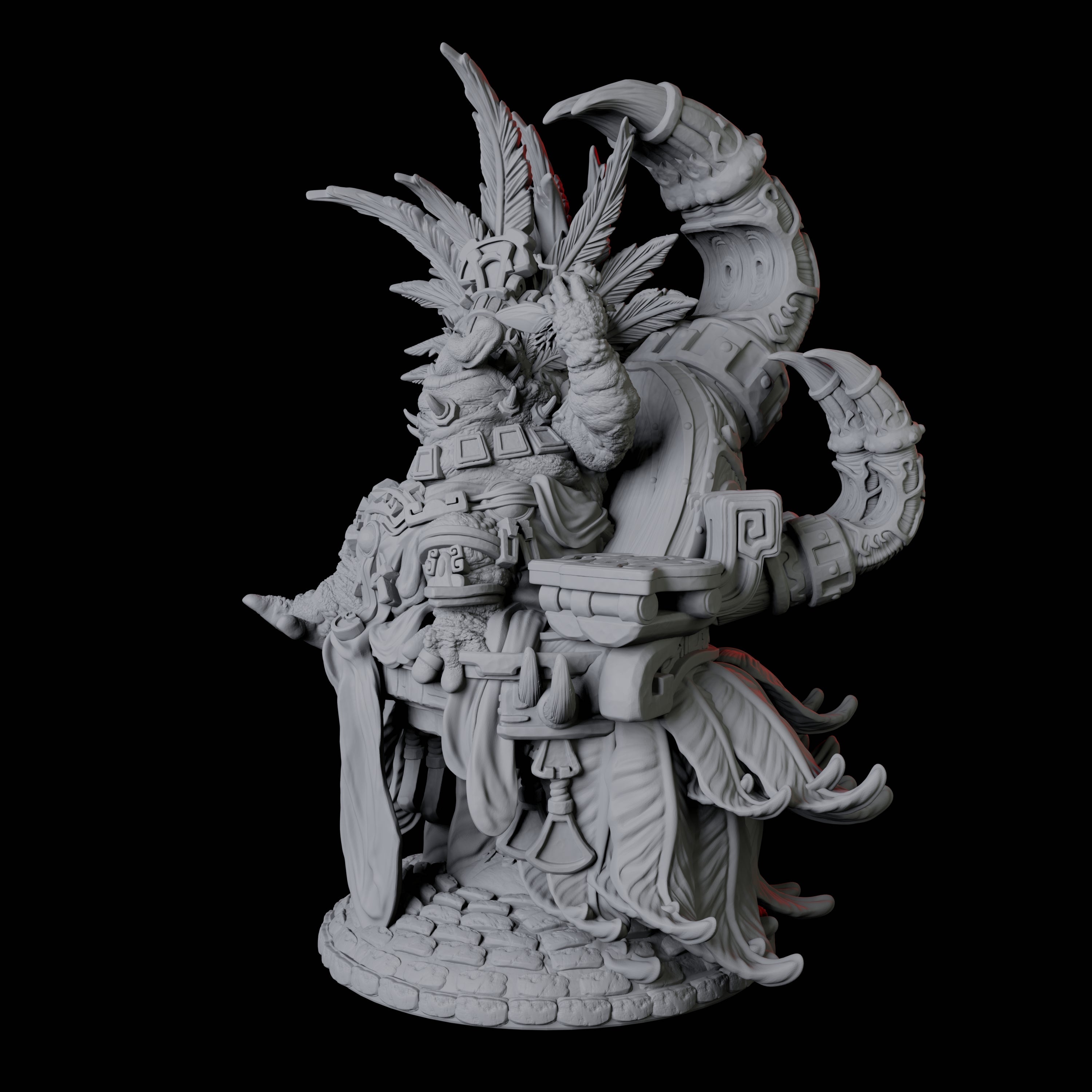 Slaad High Priest Miniature for Dungeons and Dragons, Pathfinder or other TTRPGs