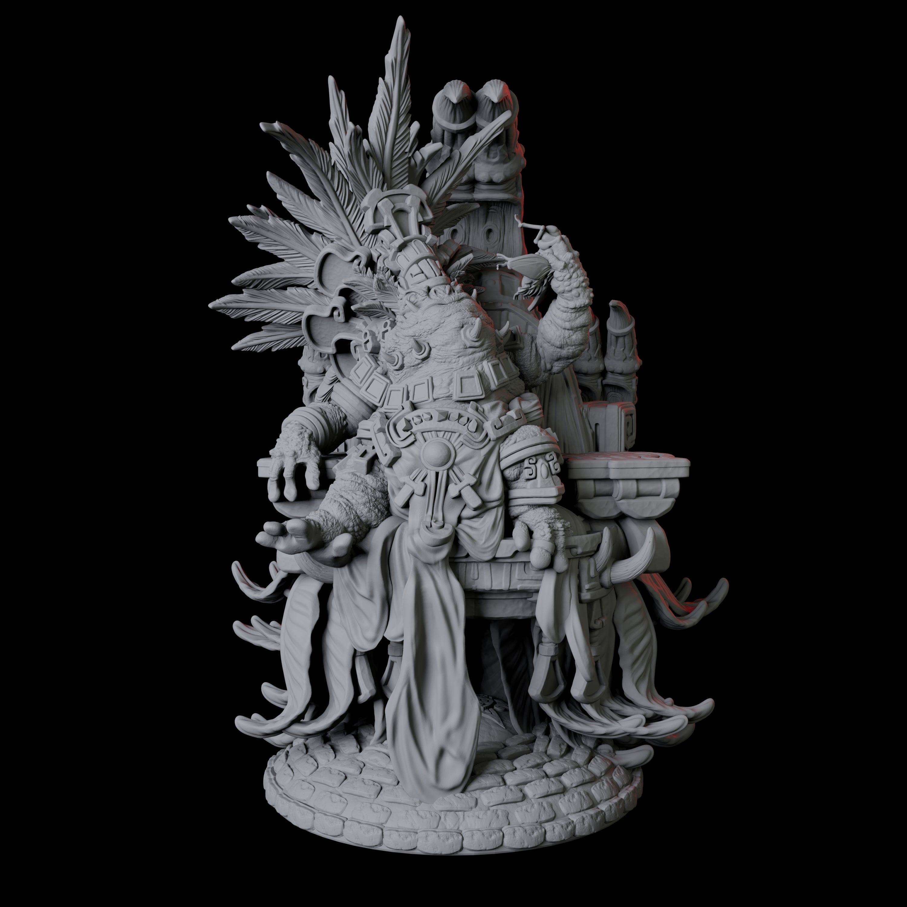 Slaad High Priest Miniature for Dungeons and Dragons, Pathfinder or other TTRPGs