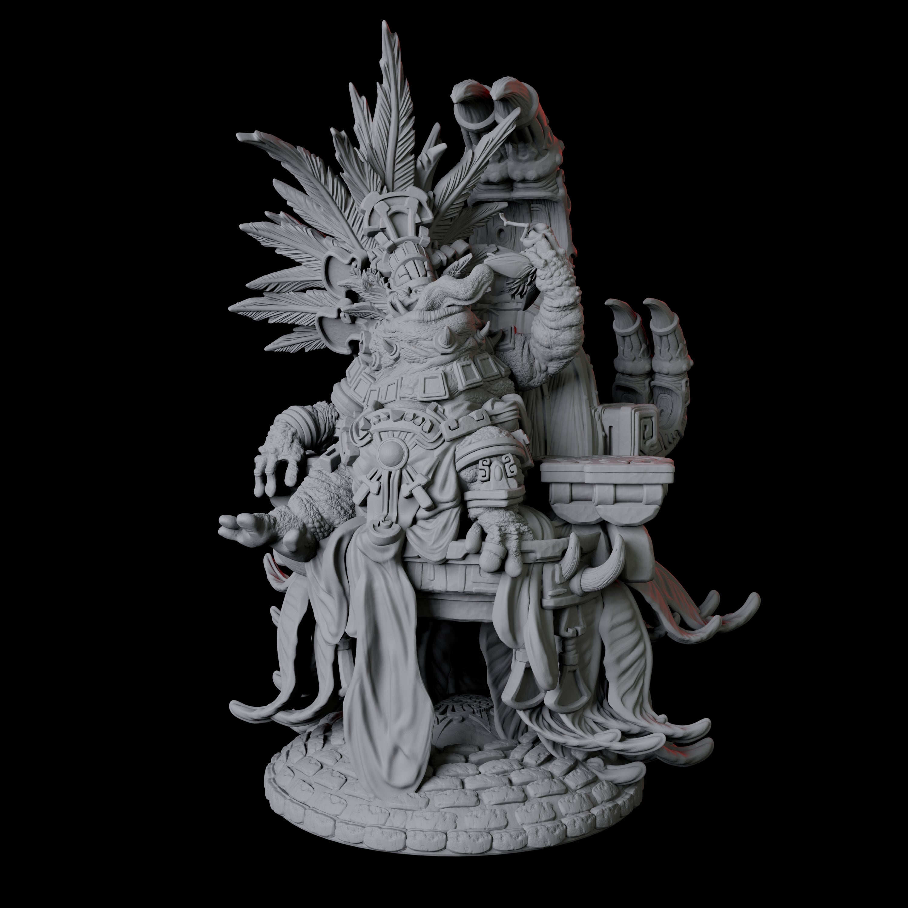 Slaad High Priest Miniature for Dungeons and Dragons, Pathfinder or other TTRPGs