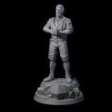 Slamming Human Investigator Miniature for Dungeons and Dragons, Pathfinder or other TTRPGs