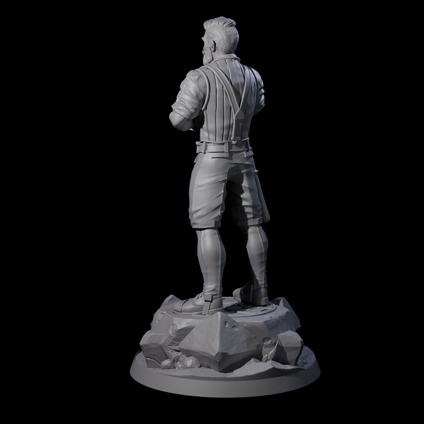 Slamming Human Investigator Miniature for Dungeons and Dragons, Pathfinder or other TTRPGs