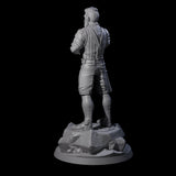 Slamming Human Investigator Miniature for Dungeons and Dragons, Pathfinder or other TTRPGs