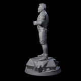 Slamming Human Investigator Miniature for Dungeons and Dragons, Pathfinder or other TTRPGs