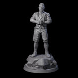 Slamming Human Investigator Miniature for Dungeons and Dragons, Pathfinder or other TTRPGs