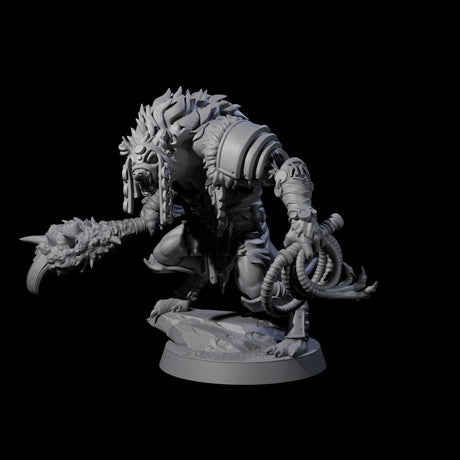 Slave Master Gnoll Taskmaster Miniature for Dungeons and Dragons, Pathfinder or other TTRPGs