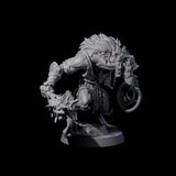 Slave Master Gnoll Taskmaster Miniature for Dungeons and Dragons, Pathfinder or other TTRPGs