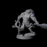 Slave Master Gnoll Taskmaster Miniature for Dungeons and Dragons, Pathfinder or other TTRPGs