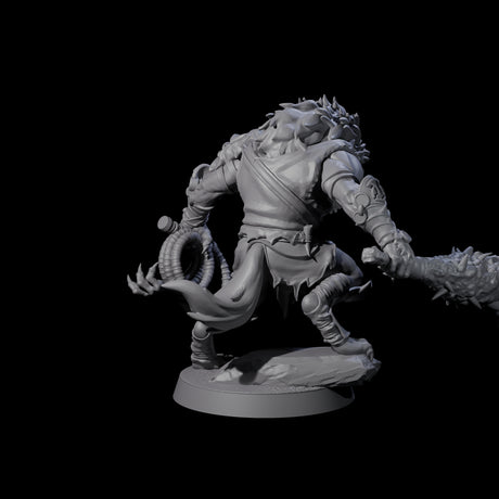 Slave Master Gnoll Taskmaster Miniature for Dungeons and Dragons, Pathfinder or other TTRPGs