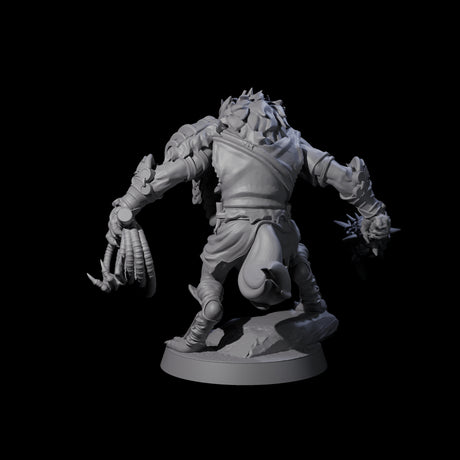 Slave Master Gnoll Taskmaster Miniature for Dungeons and Dragons, Pathfinder or other TTRPGs