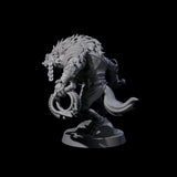 Slave Master Gnoll Taskmaster Miniature for Dungeons and Dragons, Pathfinder or other TTRPGs