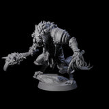 Slave Master Gnoll Taskmaster Miniature for Dungeons and Dragons, Pathfinder or other TTRPGs