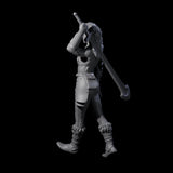 Slender Elf Barbarian Miniature for Dungeons and Dragons, Pathfinder or other TTRPGs