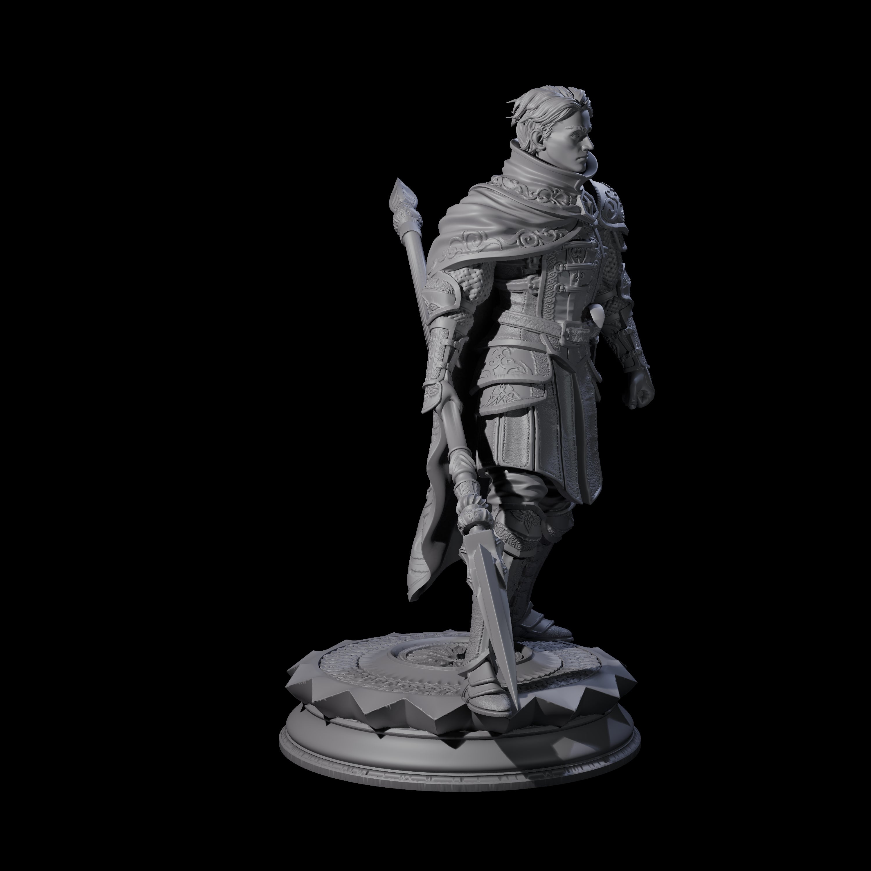 Slender Hunter Miniature for Dungeons and Dragons, Pathfinder or other TTRPGs