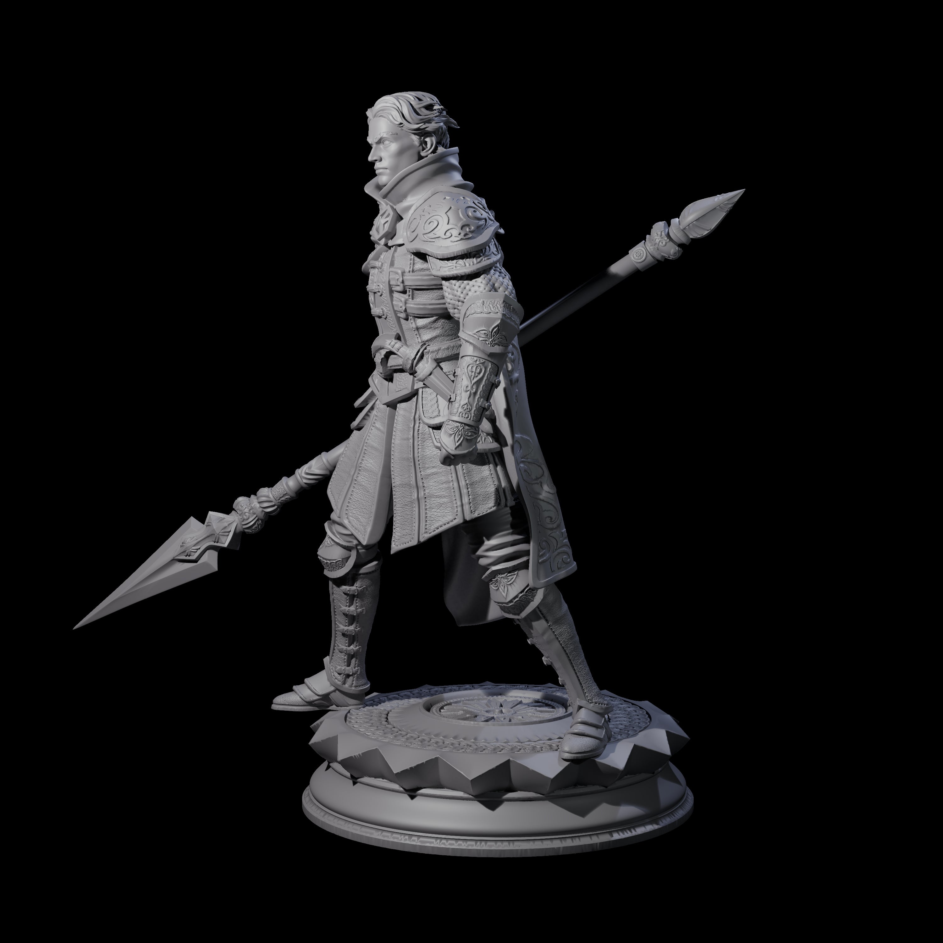 Slender Hunter Miniature for Dungeons and Dragons, Pathfinder or other TTRPGs