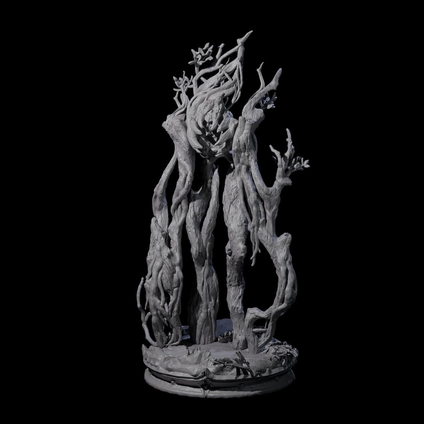 Slender Insideous Treant Miniature for Dungeons and Dragons, Pathfinder or other TTRPGs