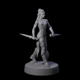 Slender Yuan-ti Priestess A Miniature for Dungeons and Dragons, Pathfinder or other TTRPGs