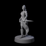 Slender Yuan-ti Priestess A Miniature for Dungeons and Dragons, Pathfinder or other TTRPGs