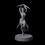 Slender Yuan-ti Priestess B Miniature for Dungeons and Dragons, Pathfinder or other TTRPGs