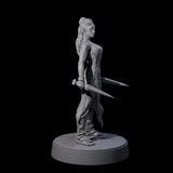 Slender Yuan-ti Priestess C Miniature for Dungeons and Dragons, Pathfinder or other TTRPGs