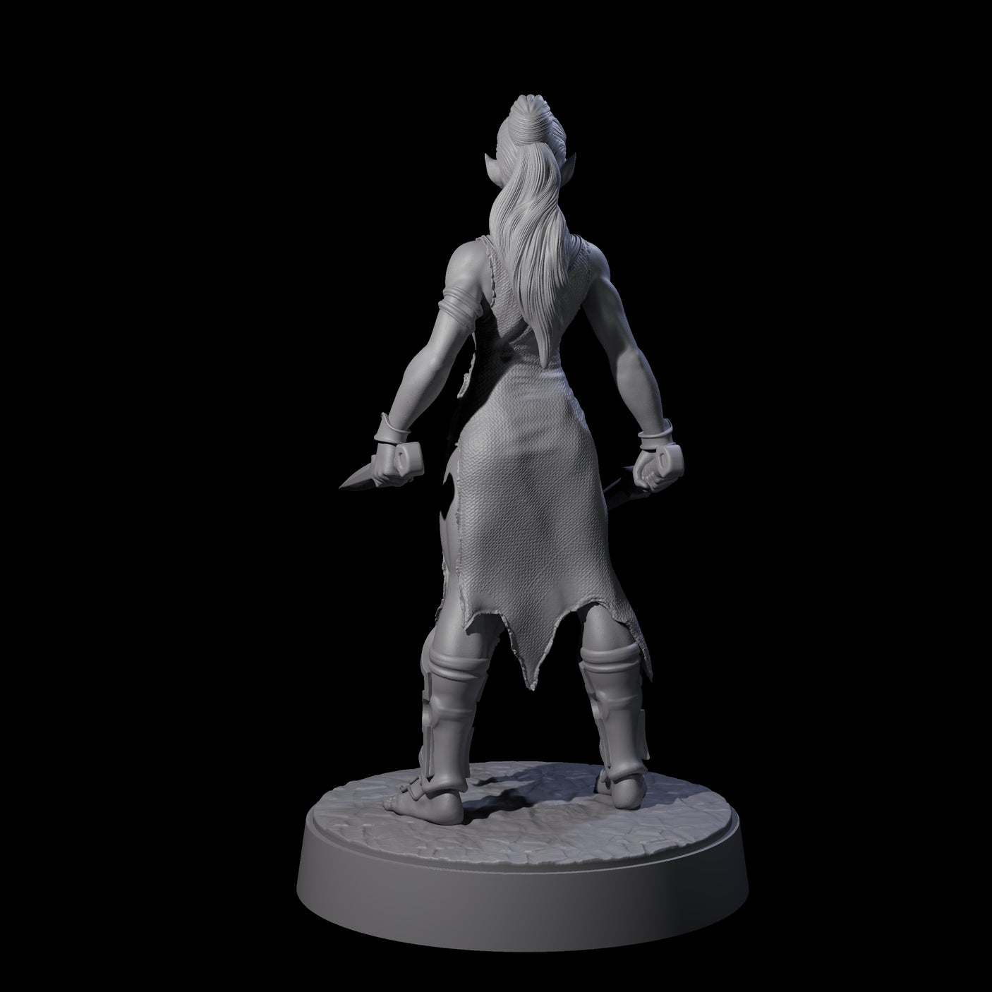Slender Yuan-ti Priestess C Miniature for Dungeons and Dragons, Pathfinder or other TTRPGs