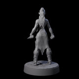Slender Yuan-ti Priestess C Miniature for Dungeons and Dragons, Pathfinder or other TTRPGs