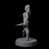 Slender Yuan-ti Priestess C Miniature for Dungeons and Dragons, Pathfinder or other TTRPGs