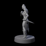 Slender Yuan-ti Priestess D Miniature for Dungeons and Dragons, Pathfinder or other TTRPGs