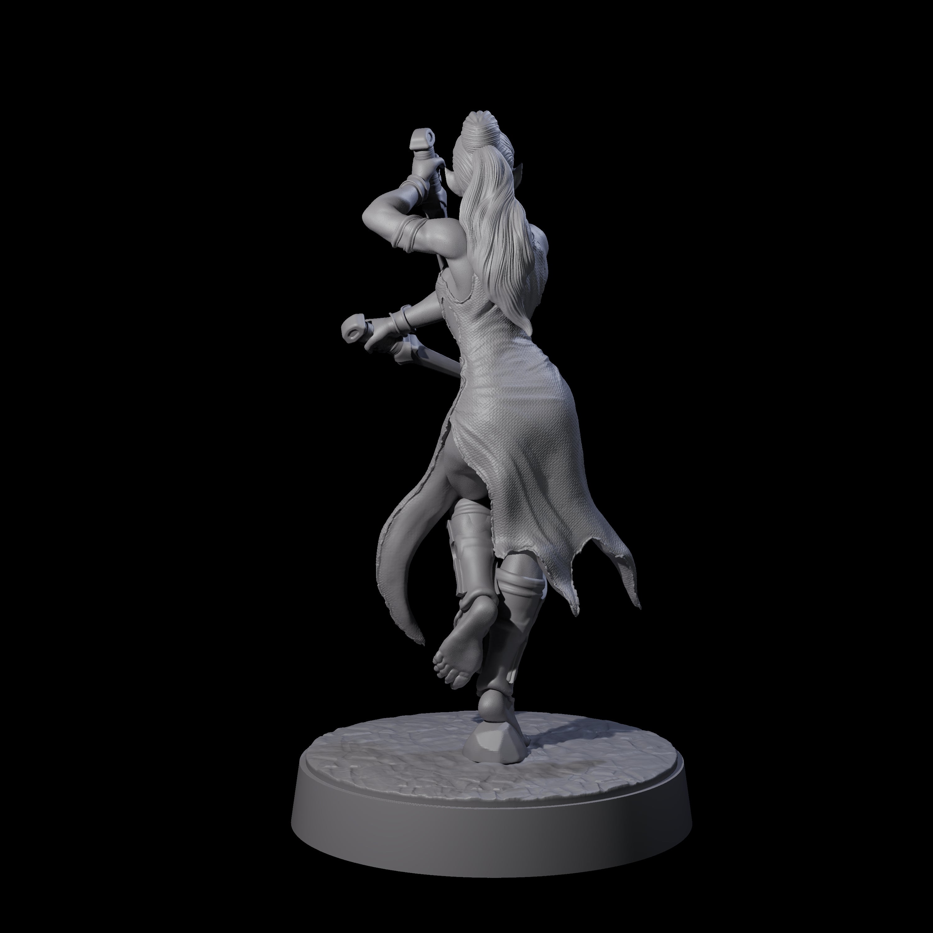 Slender Yuan-ti Priestess E Miniature for Dungeons and Dragons, Pathfinder or other TTRPGs