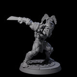 Slicing Gladiator Miniature for Dungeons and Dragons, Pathfinder or other TTRPGs