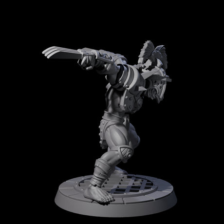 Slicing Gladiator Miniature for Dungeons and Dragons, Pathfinder or other TTRPGs