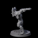 Slicing Gladiator Miniature for Dungeons and Dragons, Pathfinder or other TTRPGs