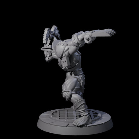Slicing Gladiator Miniature for Dungeons and Dragons, Pathfinder or other TTRPGs