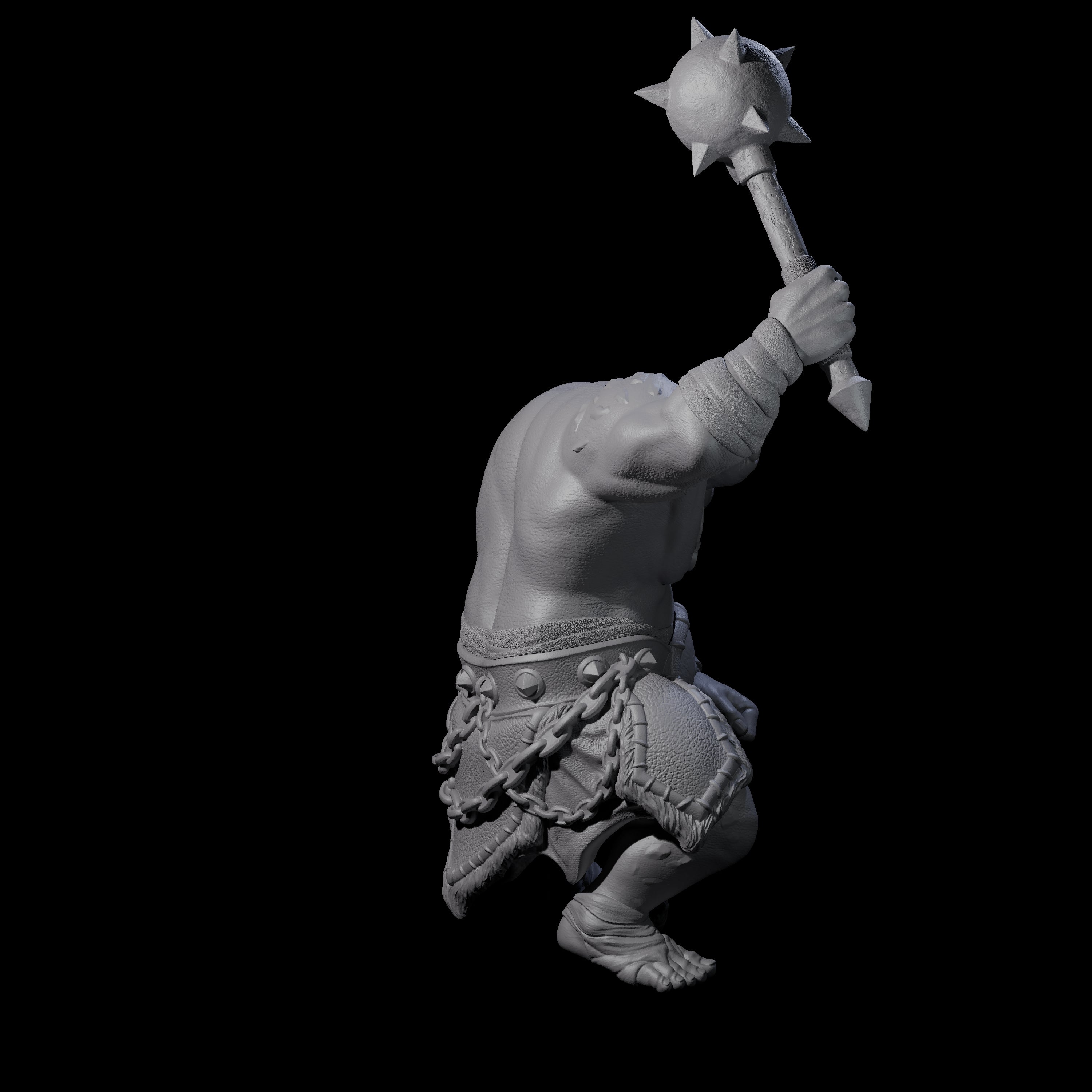 Slightly Confused Ettin Miniature for Dungeons and Dragons, Pathfinder or other TTRPGs