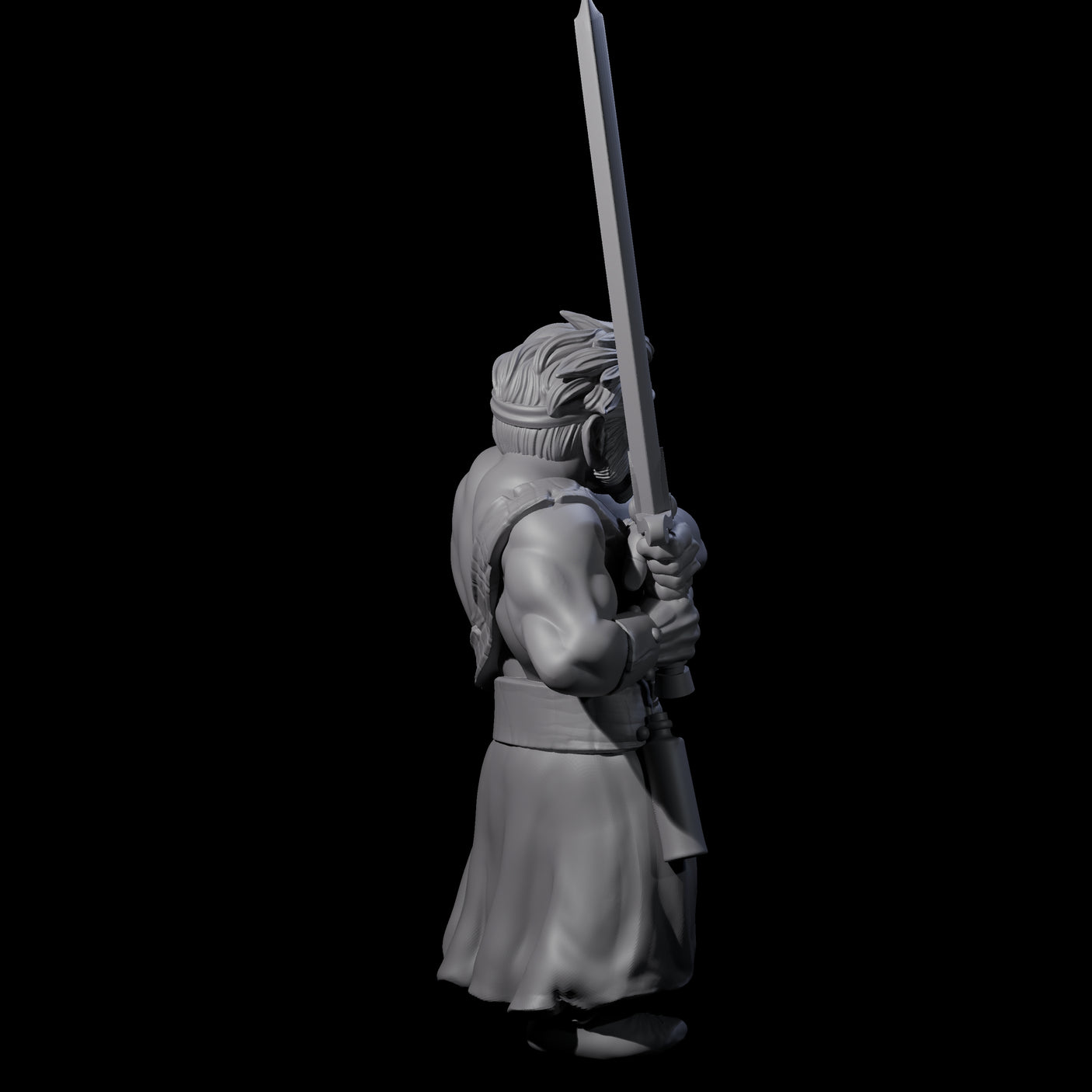 Slightly Insane Dwarf Barbarian Miniature for Dungeons and Dragons, Pathfinder or other TTRPGs